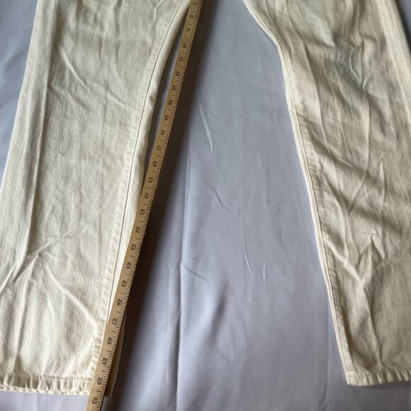 Denim & Supply Ralph Lauren Jeans Mens Size 36X32 White Denim Straight Pockets - Picture 2 of 7